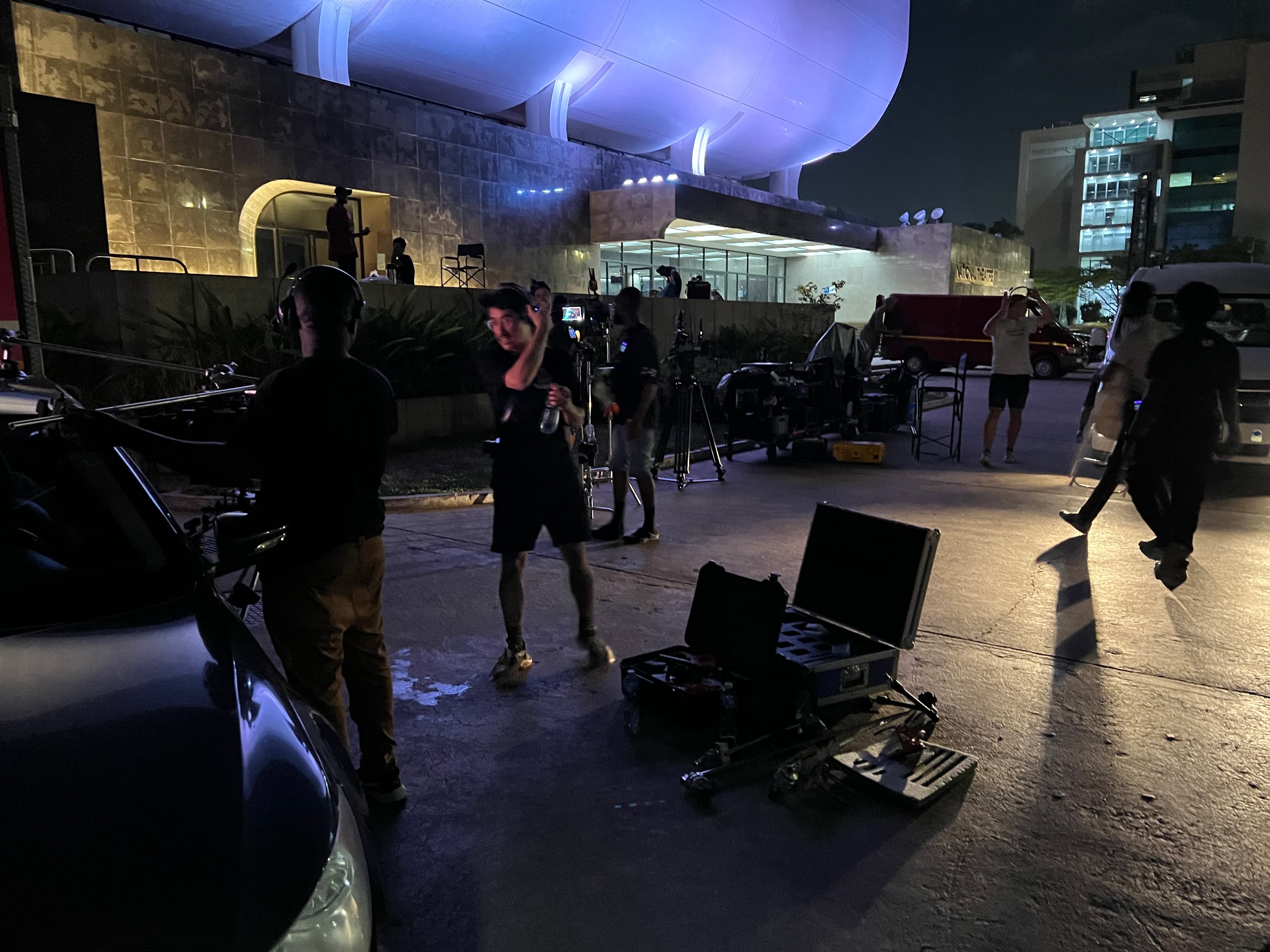 NeffyVisuals on location — behind the scenes