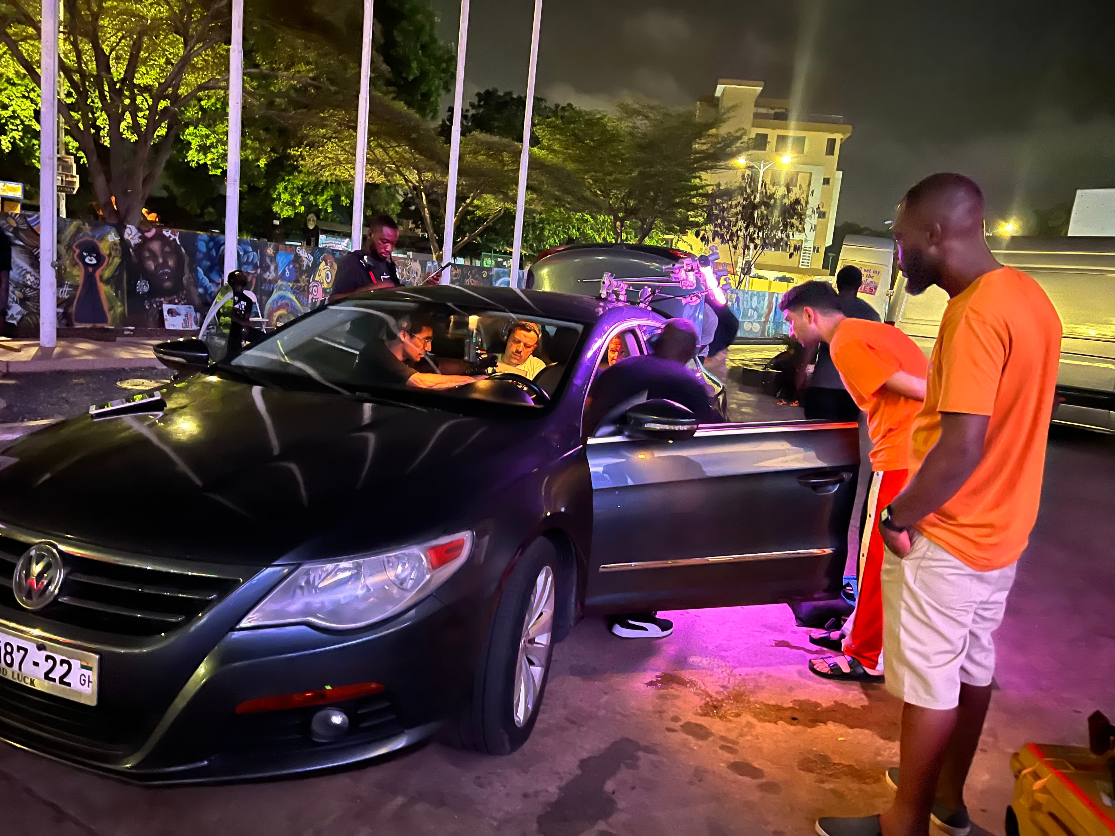 NeffyVisuals on location — behind the scenes